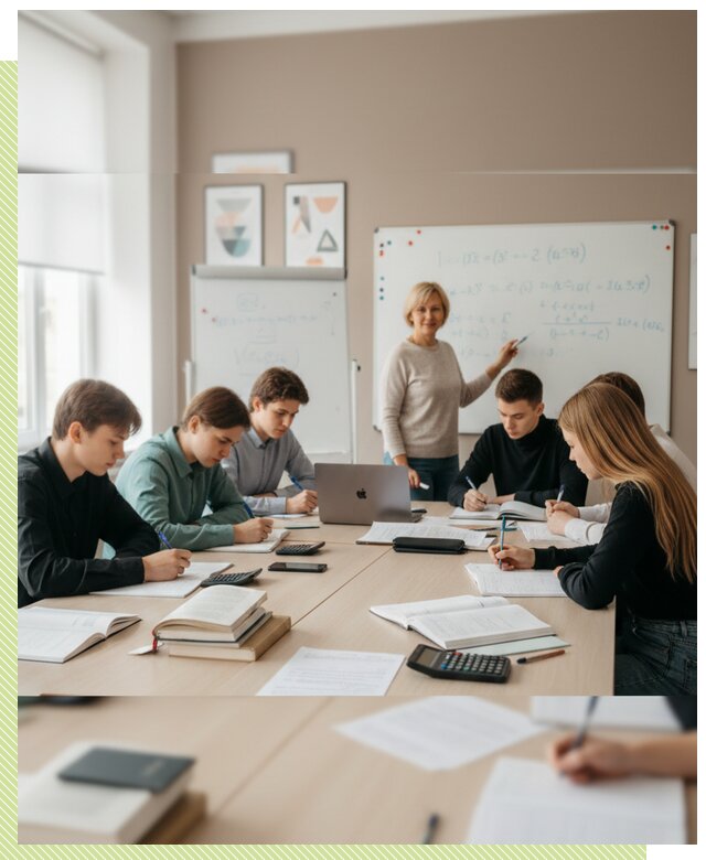 Групповые занятия с репетитором в Ефремах для школьников